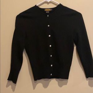 Rugby Ralph Lauren black cashmere sweater